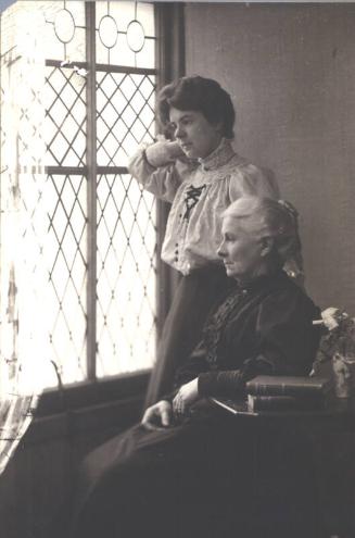 Minnie Rennie and her mother (Photographs of Women in McBey's Life)