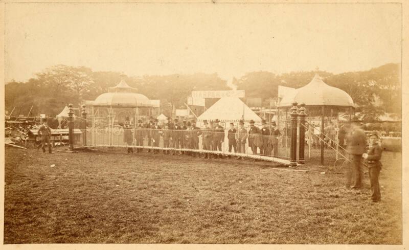 Suspension Bridge Erected At Trade Exhibition