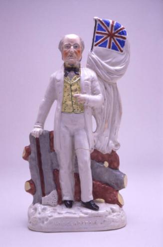 Flat Back Figure of W E Gladstone