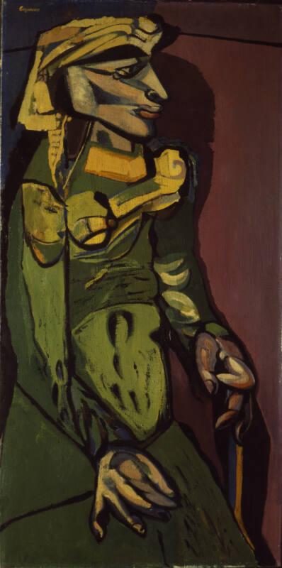 Woman in Green