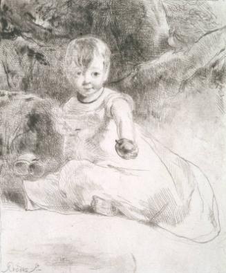 Child with an Apple: Portrait of the Artist's Niece, Agnes Paul