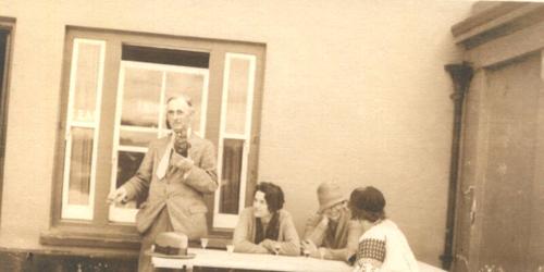 Frances Gripper and group of friends (Photographs of Women in McBey's Life)