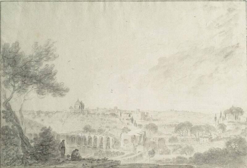 A View of Rome with St Peter's