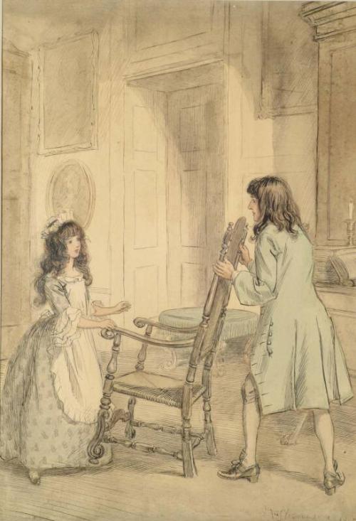 Esmond Placed the Great Chair between Him and Her