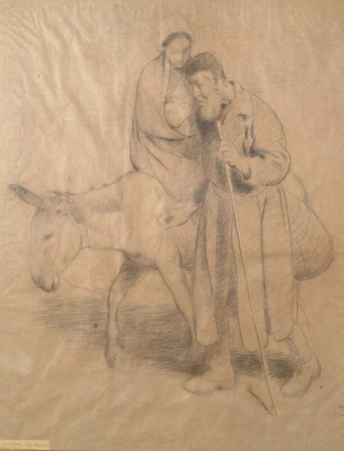 Study for 'The Flight'