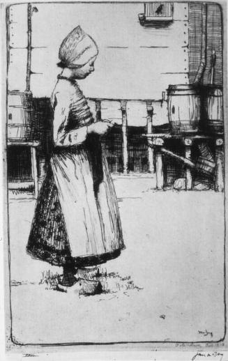 A Volendam Girl by James McBey