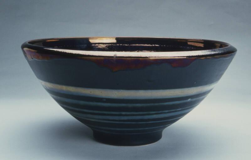 Lustre Decorated Bowl by Margery Clinton