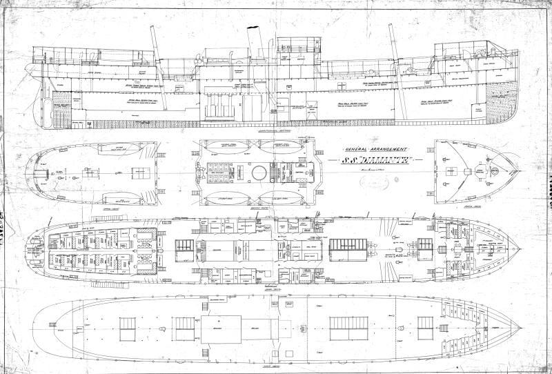 Diamante (Ship No 290) - General Arrangement Plan