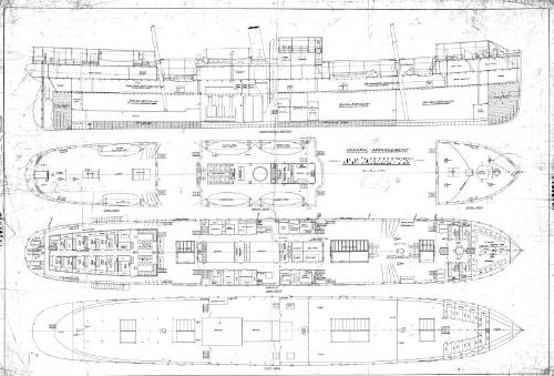 Diamante (Ship No 290) - General Arrangement Plan