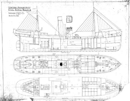 Ocean Scout, Abergeldie (568 & 569) General Arrangement Plan