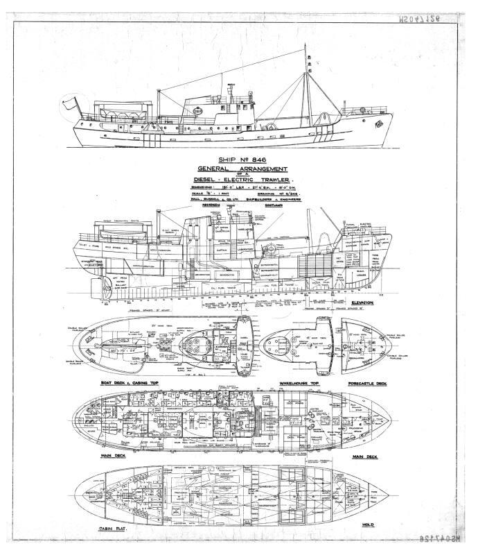 Sir William Hardy (846) General Arrangement Plan