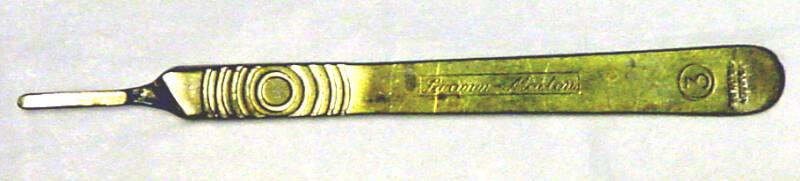 Scalpel Handle, Number 3
