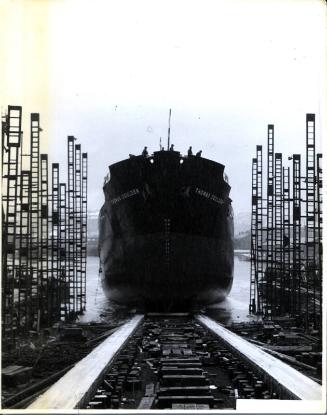 Thomas Goulden (837) Launching into harbour