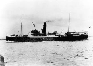 Black and white photograph Showing 'st Magnus' (Iii), View Shows Port Side Of Vessel
