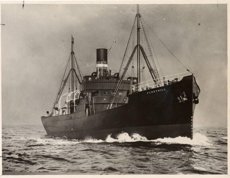 Photograph of the Aberdeen Collier 'Ferryhill'