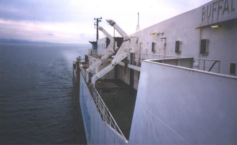 Colour Photograph showing vessel 'Buffalo' converted at Hall Russell 1988