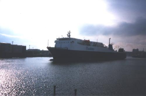 Colour Photograph showing vessel 'Buffalo' converted at Hall Russell 1988