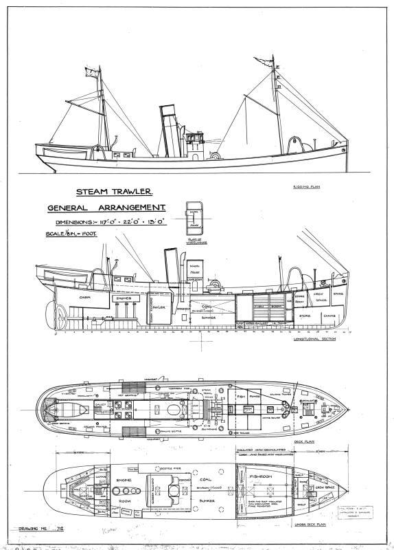 Elise I Carnie (712) General Arrangement & Rigging Plan