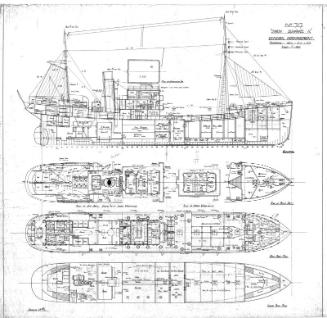 Simon Duhamel II (717) - General Arrangement plan