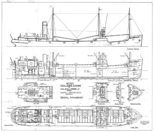 Spray (727) General Arrangement