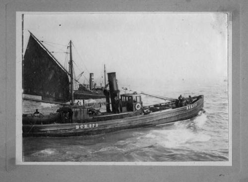 Black and white photograph of BCK372, Drifter