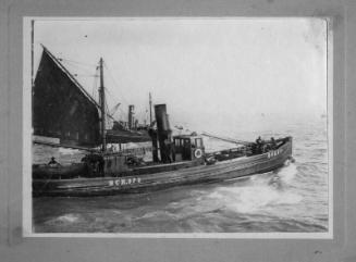 Black and white photograph of BCK372, Drifter