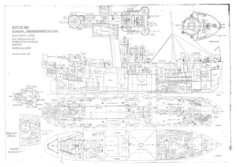 Sir Kay (768), Sir Lamorak (769) - General Arrangement