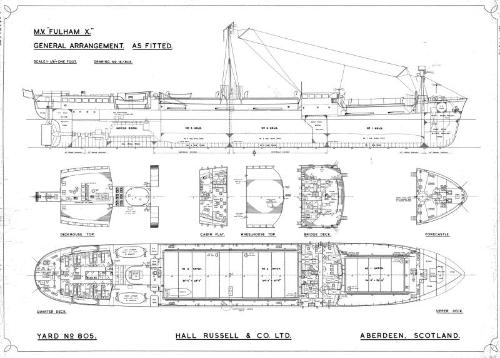 Fulham X (805) General Arrangement