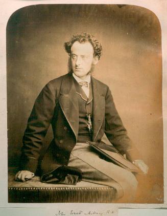 Photographic Portrait of Sir John Everett Millais, from an album compiled by Sir John Everett Millais