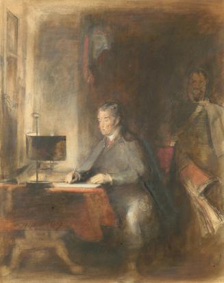 Study for 'The Duke of Wellington writing Dispatches'