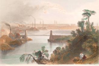 Aberdeen - Views - Aberdeen from the Chain Bridge [1837