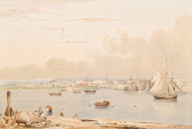 Entrance to the Harbour, Aberdeen 1838