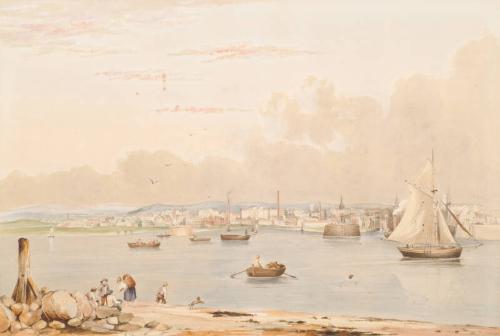 Entrance to the Harbour, Aberdeen 1838