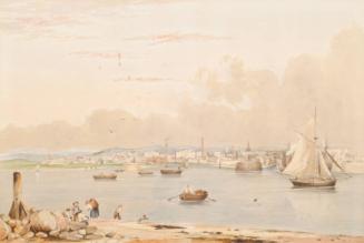 Entrance to the Harbour, Aberdeen 1838