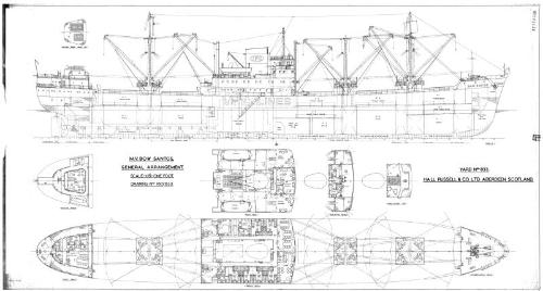 Bow Santos (833) General Arrangement