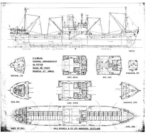 Binna, Bruin (834 845) General Arrangement Plan