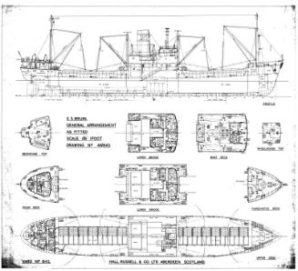 Binna, Bruin (834 845) General Arrangement Plan