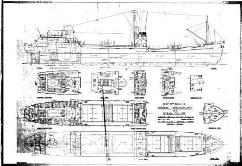 James Rowan, Sir John Snell, Charles H Merz (840 841 842) General Arrangement Plan