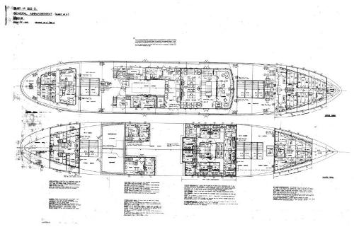 Bonavista, Nonia (852 853) General Arrangement Plan