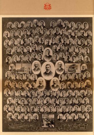 Aberdeen Corporation Electricity Works Staff and Employees 12th April 1905