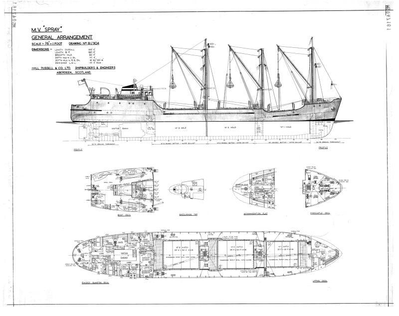 Spray (904) General Arrangement Plan