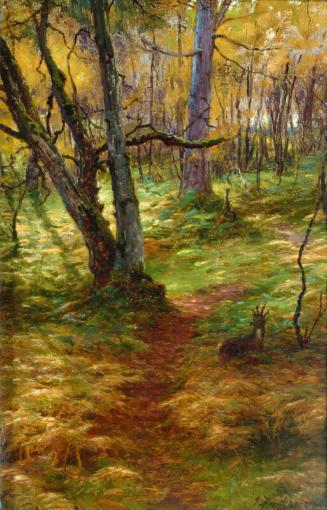 Woodland Scene by Joseph Farquharson