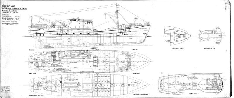 Admiral Burnett (897) General Arrangement Plan