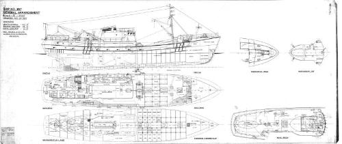 Admiral Burnett (897) General Arrangement Plan