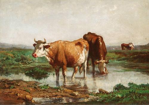 Landscape with Cows