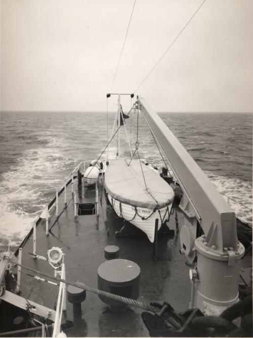 Black and white photograph of the trawler Prince Philip (905)