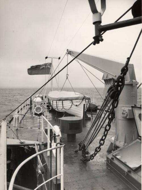 Black and white photograph of the trawler Prince Philip (905)