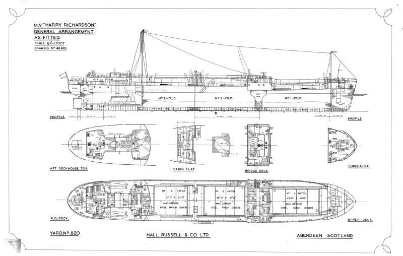 Harry Richardson (820) General Arrangement Plan