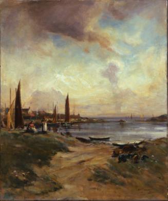 A Summer Day, Lossiemouth by David West RSW