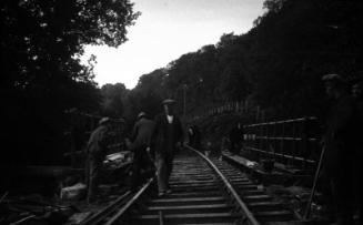 Men Working On Rail Track